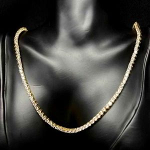 Gold Tennis Necklace